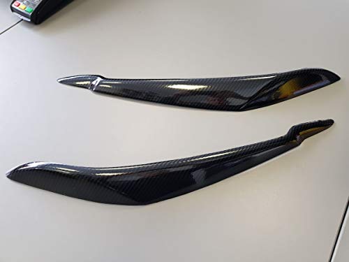 Sourcils de phare X5 E70 en fibre de carbone véritable pour un look ultra sportif