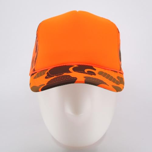 Image of The Vintage Year High Crown Foam Mesh Camouflage Trucker Hat Baseball Cap