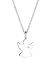 Produktbild DIAMORE Halskette Damen Engel Anhänger Talisman mit Diamant (0.02 ct.) in 925 Sterling Silber