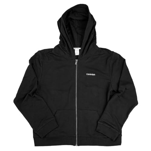 [カルバンクライン]Calvin Klein QS6869E Full Zip Hoodie レディース ジップアップパーカー UB1 BLACK ブラック sizeM [並行輸入品]