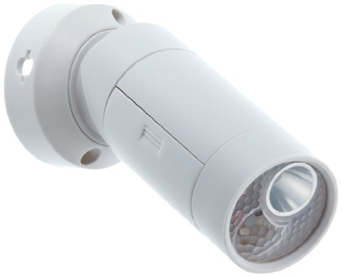 Preisvergleich Produktbild GEV 000377 LED Spotlicht LLL377 120 Grad Bewegungsmelder Daemmerungsschalterbatteriebetrieb, inklusive Wandhalterung Innen und Aussenbetrieb, weiß