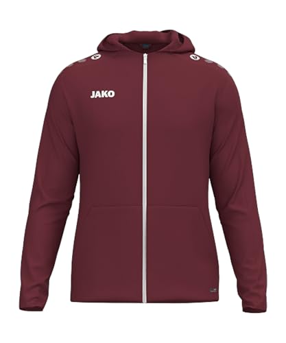 Veste à capuche One Jako bordeaux 46/48 veste de sport femme confortable