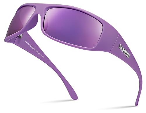 Image of Sports Polarized Sunglasses for Men Wrap Around TR90 Frame Sun Glasses