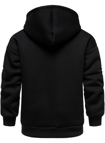 HOOD CREW Boy’s Fleece Pullover Hoodie Long Sleeve Warm Hooded Sweatshirt with Pocket for Kids3