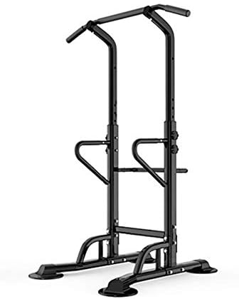 Power Tower Dip Station Pull Up Bar for Home Gym Strength Training, Push Up Workout Abdominal Exercise Home Gym Tower Body BuildingBlack