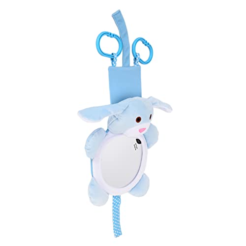 Specchietto per sedile posteriore del bambino, Specchietto per auto in peluche spesso Forma di cane ad alta sicurezza per veicolo per bambino per auto per neonato per neonato(cucciolo)