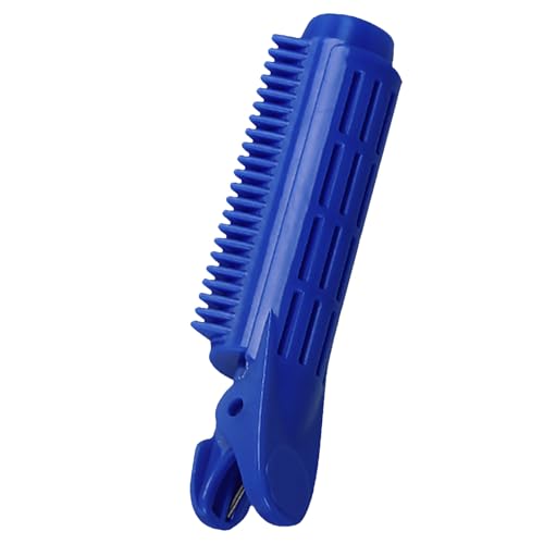 Imagen de NULYLU Clip para Raíces de Cabello Plástico Azul Pequeño y Ligero Rizador y Moldeador para Rizos Naturales Uso Seguro Cabello Grueso y Fino Herramienta para Peinados Ondulados Mujeres