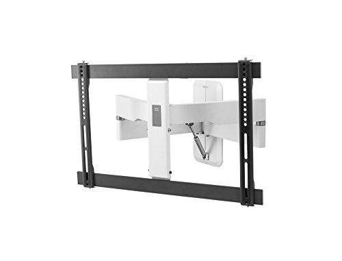 One For All Support TV Mural FLUX de One For All - Écrans de 32 à 84” - Orientable à 120° et inclinable à 15° - Haut de Gamme Fixation murale avec Ressort à Gaz – Poids Max. 30 kg