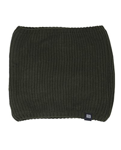 Pertegaz - Braga de Cuello Hombre | Braga Cuello de Punto y Forro Polar | Suave y Cálido | Exterior Acrílico e Interior de Poliéster | Ideal para Invierno | Talla única (Verde Oscuro)