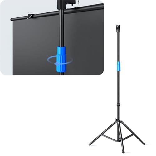 Pantalla de proyector portátil 72" (16:9) con soporte miniatura 4