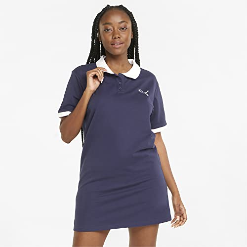 PUMA off Court Polo Dress Vestito, Blu, XS Donna