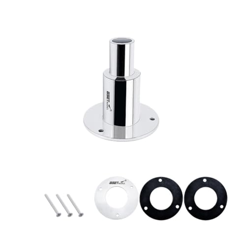 yubeilvcai Stainless steel Marine heater vent steam smoke discharge pipe, 24mm, silver