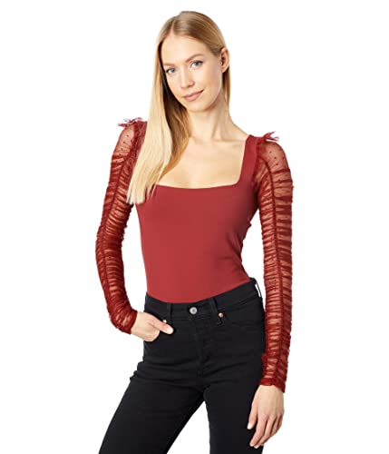 Bodysuit Free People Must Be Love Wine MD pour femme adepte de looks élégants au quotidien