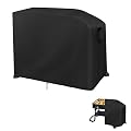 Guisong 42 in Flat Top Grill Cover Waterproof for Cuisinart 2 Burner Griddle CGG-0028, 42 inch Weatherproof Gas Grill Cover for Most Standard 2-Burner Griddles, Propane griddles covers 43" x 25" x 31"