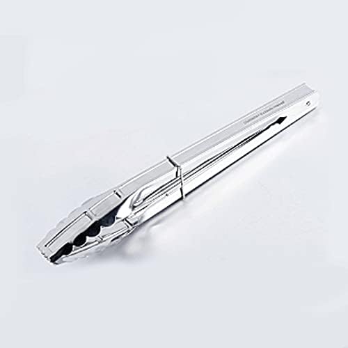 Cooking Tongs Stainless Steel Kitchen Tongs, for Frying, Cooking, Bread, Size:29cm,Non-Slip Tongs
