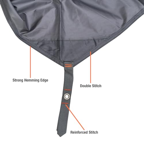 Andes Waterproof Camping Tent/Awning Groundsheet, Outdoor Multi Purpose Tarpaulin with Pegs & Carry Bag - Image 3