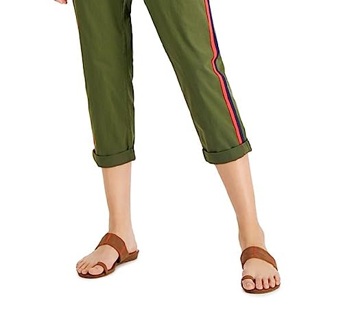 Style & Co Women's Pull On Cuffed Pants Green Size Large3