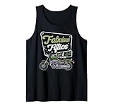 50s Hip Hop Retro 1950s Party Pink Vintage Dance Bike Dancer Camiseta sin Mangas