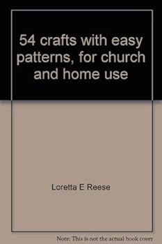 Paperback 54 crafts with easy patterns, for church and home use Book
