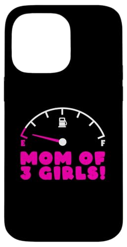 Mom of Three Girls ��̓� Mom of 3 �X�}�z�P�[�X iPhone 14 Pro Max �p
