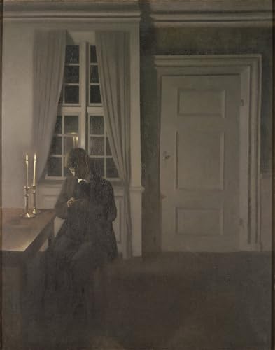 Tableaux Graffiti Art Mural Vilhelm Hammershoi Poster Modern Decor