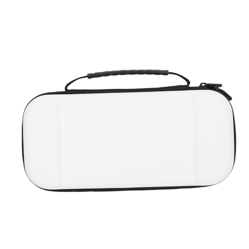 Generic Estuche Rígido para 2, Bolsa de Viaje Portátil y Liviana con 10 Ranuras para Tarjetas de Juego, Bolsa de Accesorios para Jugadores, Antiarañazos, Color Negro (WHITE)