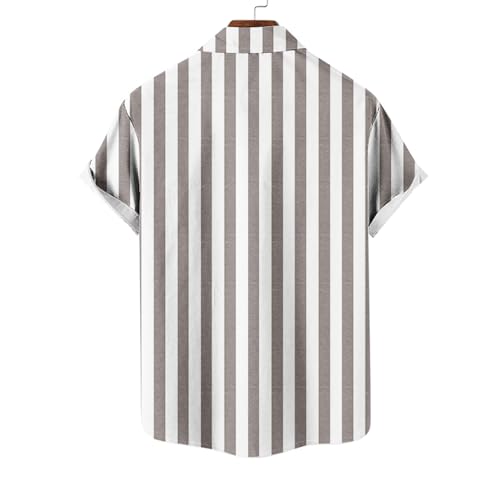 Chemise à rayures verticales respirante et ample pour un look d'été - 6