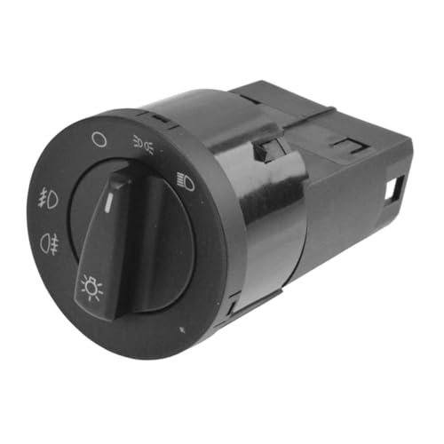 Woezure Rear Fog & Running Lamp Headlight Switch Front for VW for Beetle 1998-2010 for Golf 1999-2006 2010-2012 for Jetta 1999-2005 for Passat 1998-2002 1C0941531A SWA60383