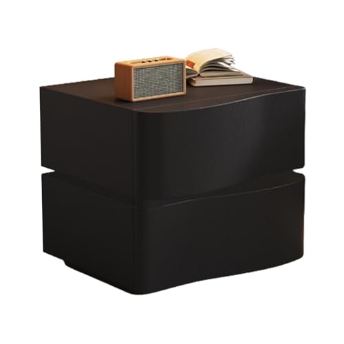 Table de chevet pour chambre à coucher étroite, la solution gain de place en bois