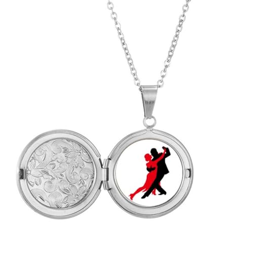 Médaillon de danse sociale avec image personnalisée pour anniversaire