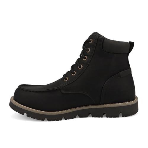 Image of DOCKERS Mens Davis Rugged Casual Tumbled Leather Moc-Toe Boots