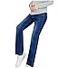 Women's Maternity Straight Leg Jeans Stretch Over The Belly Pregnancy Jeans Comfy Lounge Tapered Denim Pants