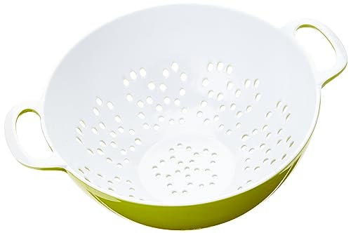 Colourworks CWMCOLSMLGRN KitchenCraft Melamine Colander, 15 cm - Green