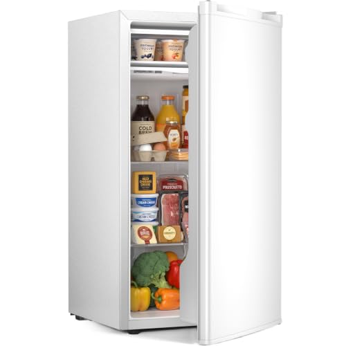 Image of Antarctic Star 3.2 Cu.Ft. Compact Refrigerator,Single Door Mini Fridge with Adjustable Thermostat,Low noise for Apartment,Dorm,Office,WHITE