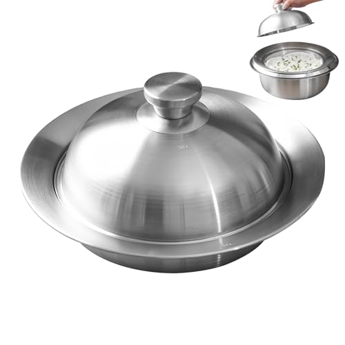 Vaporizador para cocinar – Vaporizadores de alimentos | Cesta de vapor | Olla de vapor de acero inoxidable de 11 pulgadas | Cestas de cocina para cocinar cangrejo, langosta, alimentos, pasta, huevo