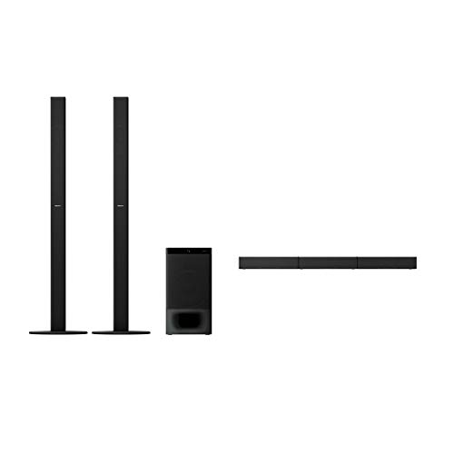 Image of Sony HT-S700RF Real 5.1ch Dolby Audio Soundbar for TV with Tall boy Rear Speakers & Subwoofer, 5.1ch Home Theatre System (1000W, Bluetooth & USB Connectivity,HDMI & Optical Connectitvity)