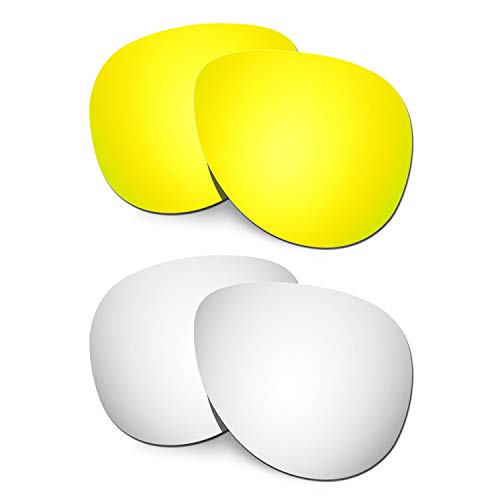 Lentille pour Oakley Elmont Medium rechange verres solaires or et titane