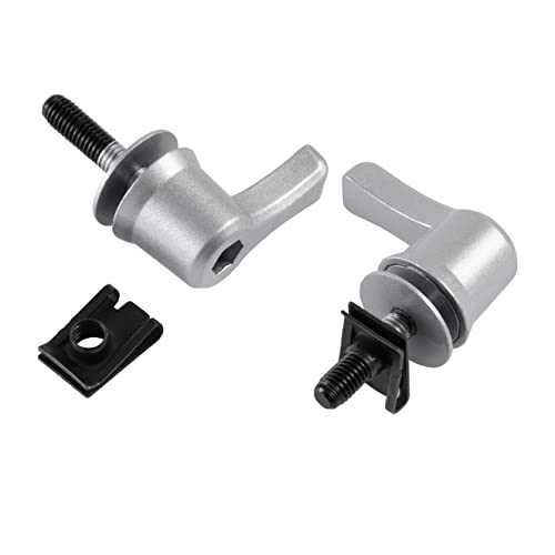 Wynmoto Saddlebag Lever Lock,Security Hardware Theft Deterrent System Twist Block Fit For Harley Touring Cvo Heritage Softail Motorcycle Fastener Bolts Nuts Mounting Kit 1992-2021 Chrome #TOP5
