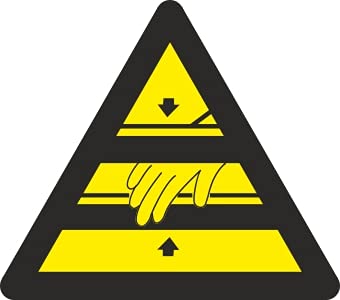 Segnale Adesivo rd38611 ¡pericolo. atención mani 9...