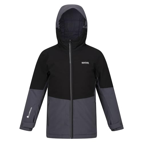 Childrens/Kids Highton IV Padded Waterproof Jacket (5-6 Years) (Black/Seal Grey)