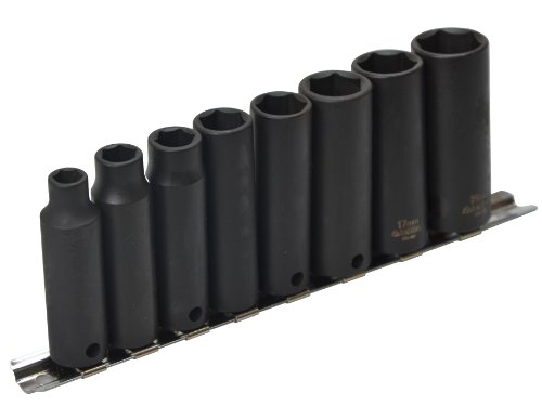 9386 Deep Impact Socket Set of 8 Metric 3/8in Drive