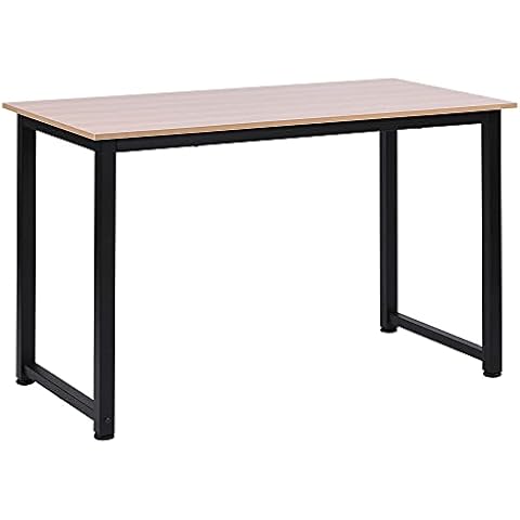 HOMCOM Mesa de Ordenador y Comedor con Pies Ajustables Cover