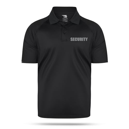 Security Performance Polo - Polyester for Odor Free, Moisture-Wicking Quick Dry Comfort. Ideal for Law Enforcement.