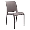 Totò Piccinni Sedia VOLGA in polipropilene design impilabile per esterno Made in Italy (4, Tortora) #3