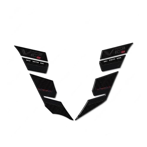Kit autocollants 3D résine époxy Ducati Multistrada V2s protection réservoir latérale