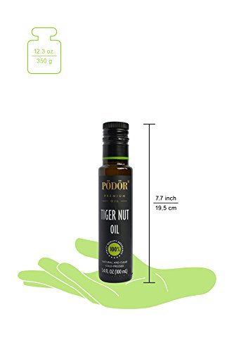 Pödör Premium Tiger Nut Oil - 3.4 Fl. Oz. - Cold-Pressed, 100% Natural, Unrefined And Unfiltered, Vegan, Gluten-Free, Non-Gmo In Glass Bottle #TOP2