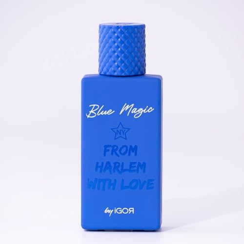 Blue Magic By Igor - Extrait de Parfum - Edition limitée From Harlem with Love - Flacon Bleu Luxueux -50ML - Made in France