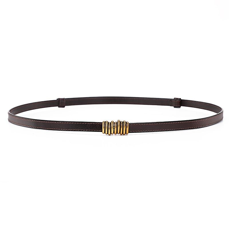 Leather Belt With Extended Decoration for Dress Suit Waist