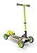 Smoby 7600750700 Wooden Fun - Patinete (4 Ruedas), Color Verde y Negro