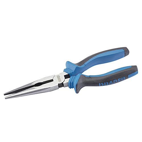 Draper 44143 Long Nose Plier with Soft Grip, 200mm